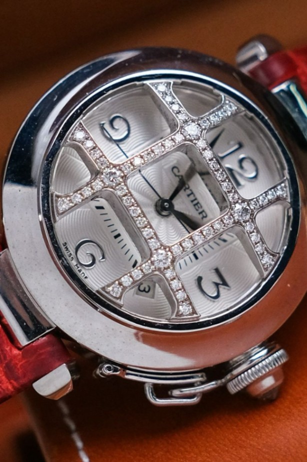 Cartier Pasha White Gold 18K Diamonds Grille thumbnail 5