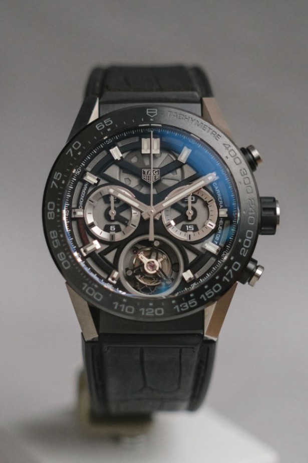 TAG HEUER CARRERA 02T TOURBILLON CHRONOGRAPH CERAMIC BEZEL