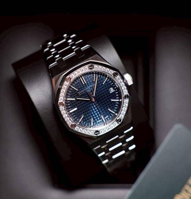 AUDEMARS PIGUET Royal Oak Blue Dial 15551ST