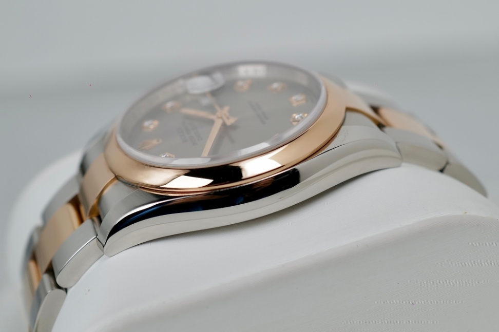 ROLEX Datejust 36 116201 Dark Rhodium Diamond Dial 36mm thumbnail 5