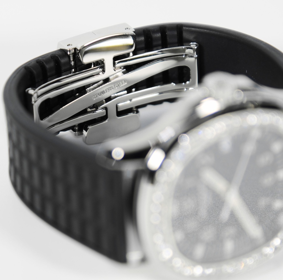 Patek Philippe Aquanaut 5067A-001 Black dial Diamond Bezel Black Rubber Strap 2015 35.6 mm. - Image 6