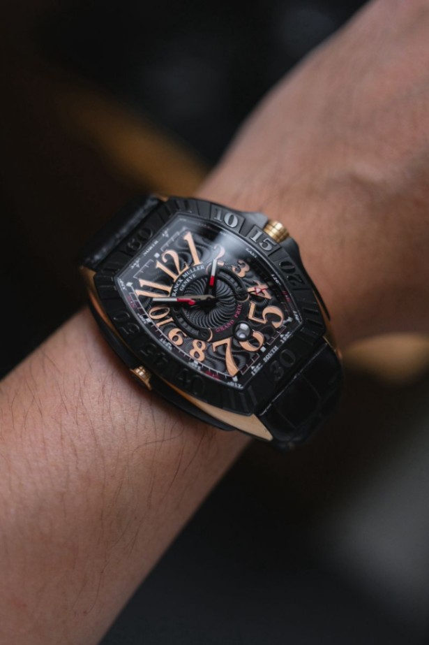 Franck Muller Conquistador Grand Prix 18K Rose Gold Ref 9900 SC GP thumbnail 3
