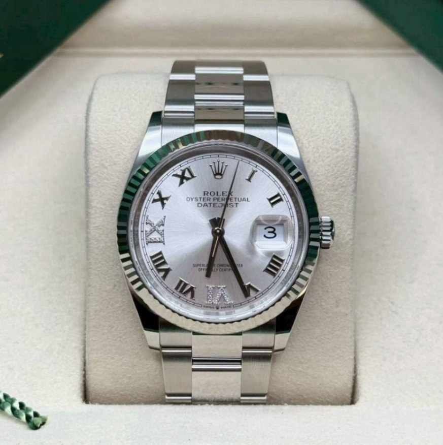 Datejust Silver Roman VIIX Oyster 36mm