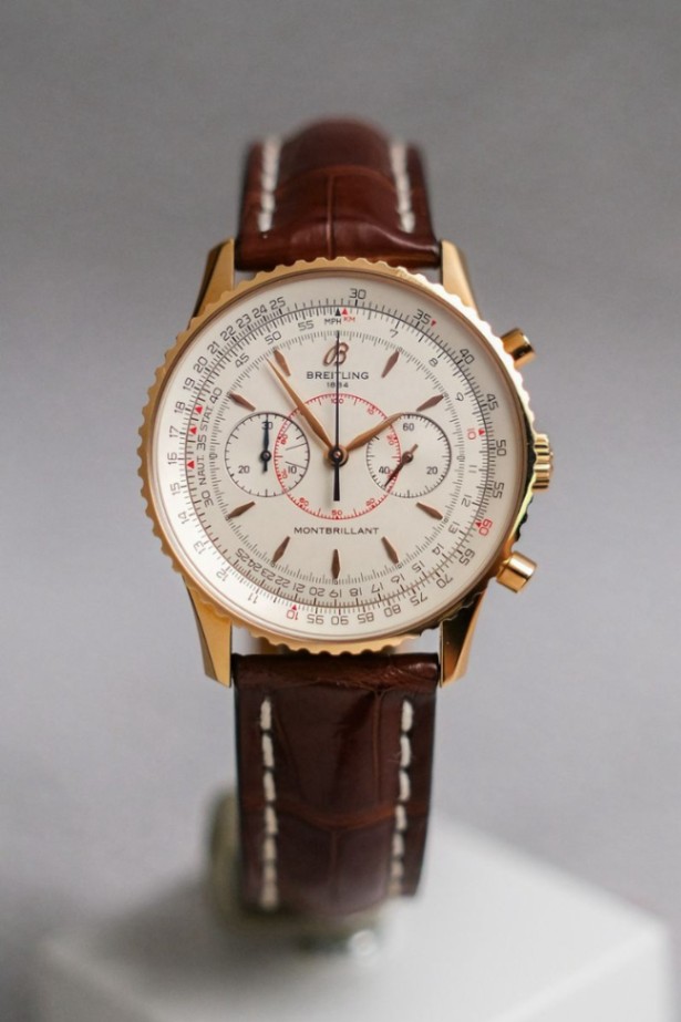 Breitling Montbrillant 40s Chronograph 18K Rose Gold Limited 100 thumbnail 1