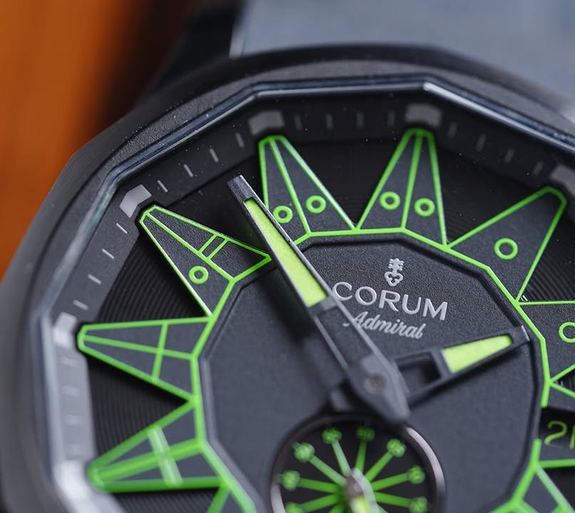 Corum Admiral Full Black Lime Green Limited - Image 2