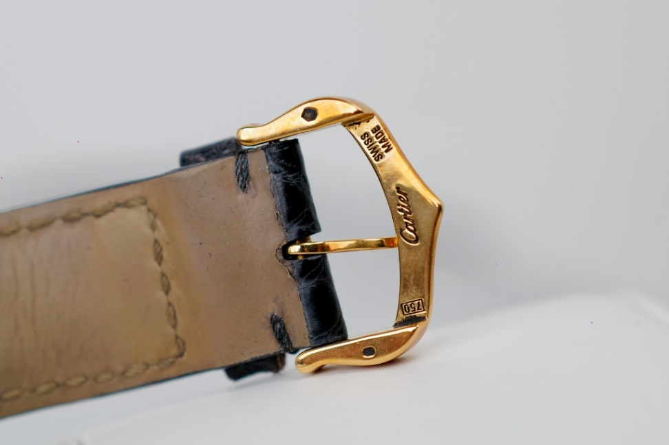 Cartier Tank Solo Gold Diamonds Small Size 2743 - Image 6