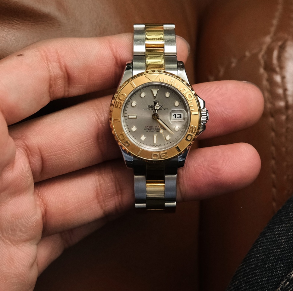 Rolex Yacht-Master 169623 Slate grey dial Two-Tone Oyster 2003 29mm. thumbnail 6