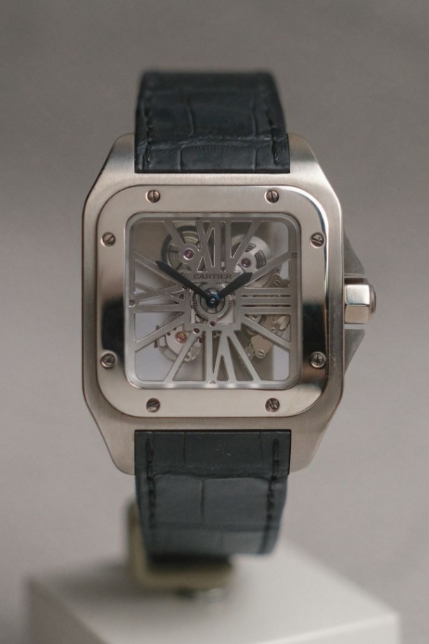 Cartier Santos 100 XL Skeleton Palladium W2020018