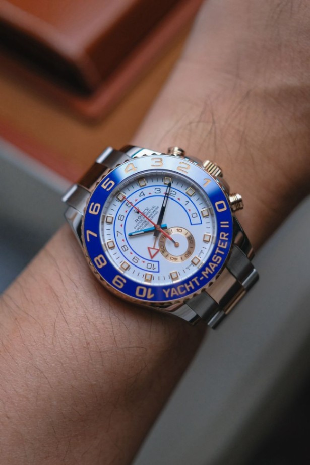 ROLEX YACHT MASTER II 2 tone 116681 - Image 3