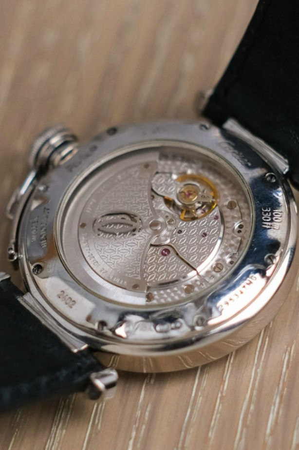 Cartier Pasha 38mm Grid Diamond Salmon Pink Dial 18K White Gold Ref. WJ101251 thumbnail 3