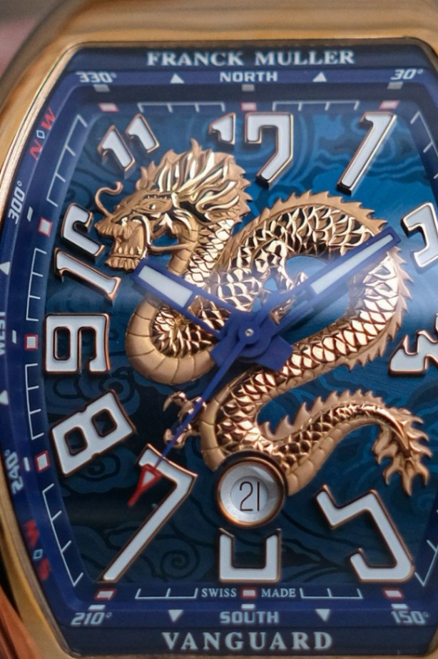 Franck Muller Vanguard V45 18k Rose Gold Dragon King Limited Edition 88 thumbnail 3