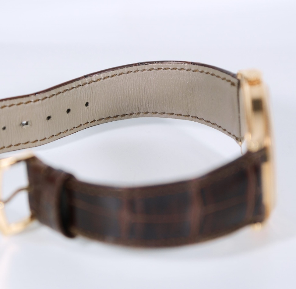Patek Philippe Calatrava 6119R-001 Silver grained dial Brown leather Strap 2022 - Image 9