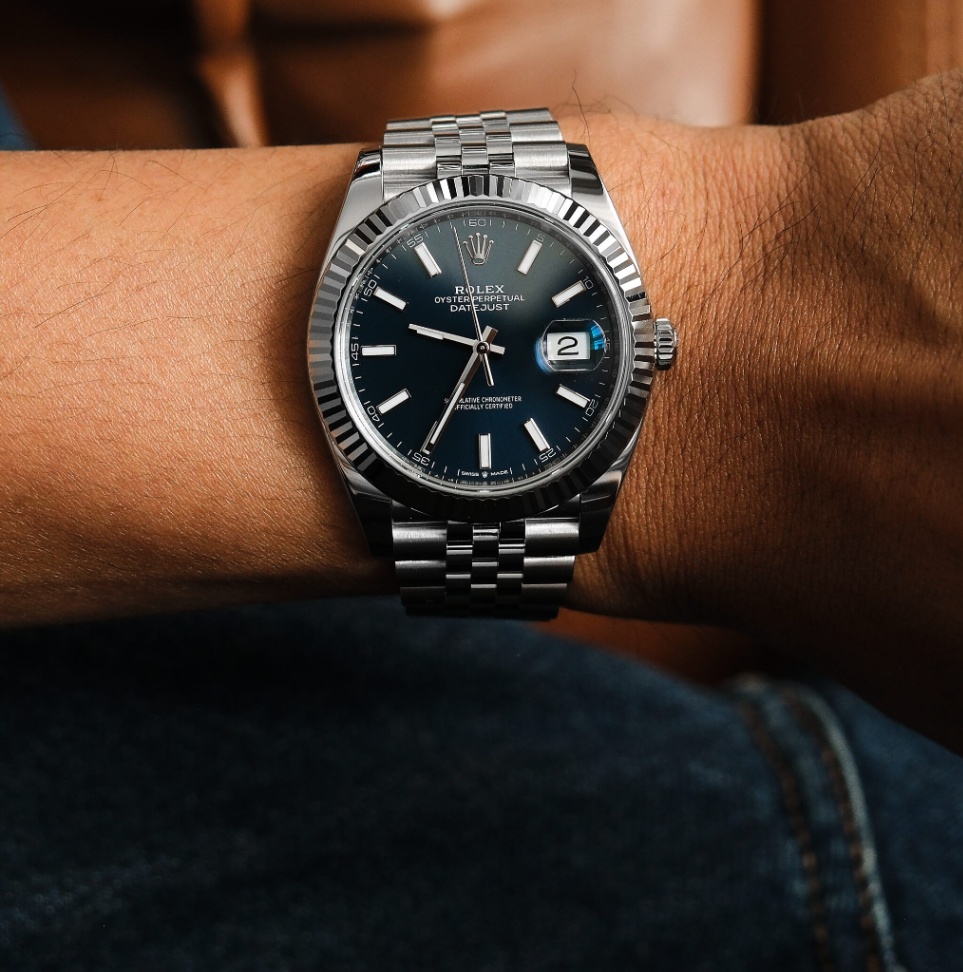 Rolex Datejust 126334 Blue Dial White Gold Jubilee 41mm. - Image 2