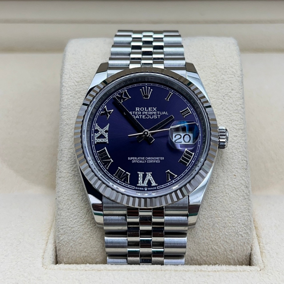 Datejust Purple Roman VIIX Jubilee 36mm - Image 1