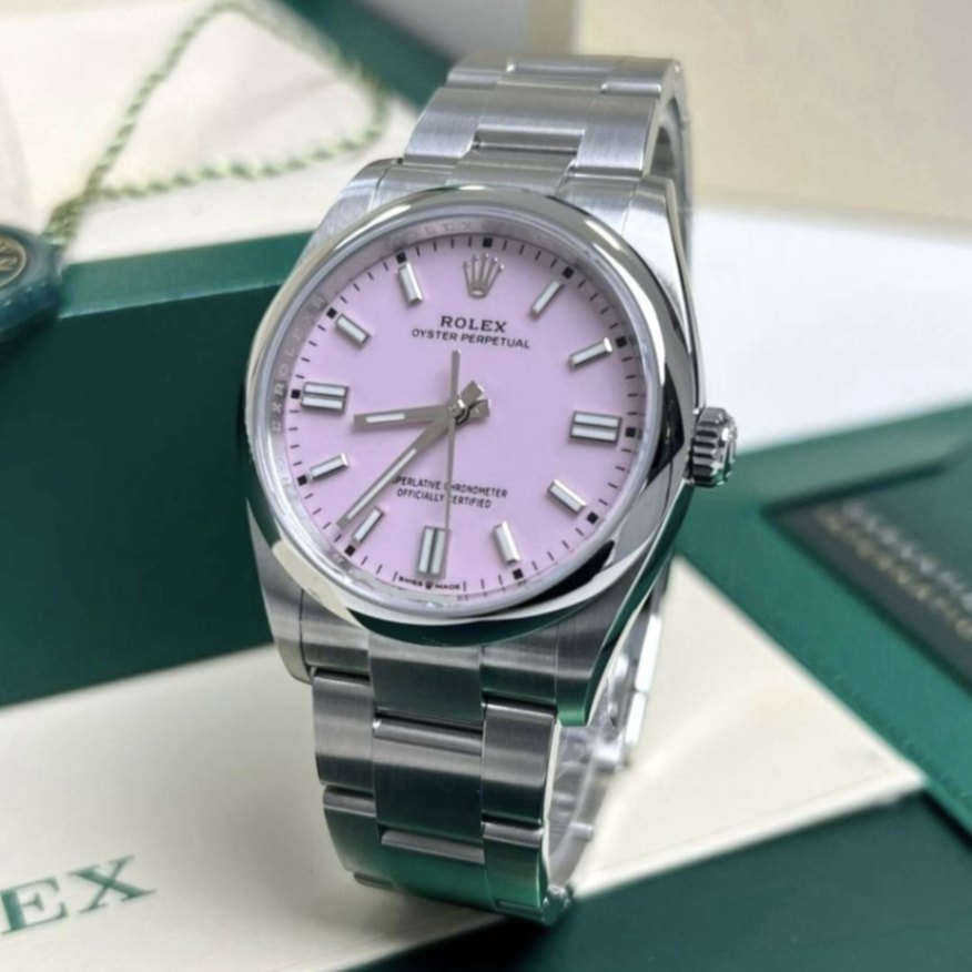 ROLEX Oyster Perpetual 36 Candy Pink 126000 3/2026 - Image 2