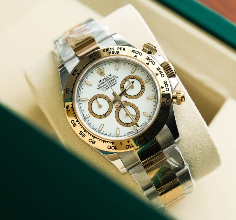 Rolex New Daytona 126503 White Dial Yellow Gold Two-Tone Oyster 2026 