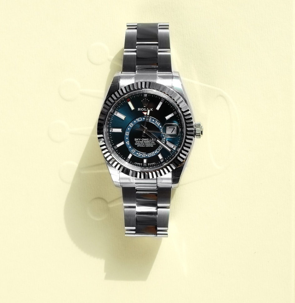 Rolex New Sky-Dweller 336934 White Gold Blue Dial Oyster Steel 2026 42mm. thumbnail 7