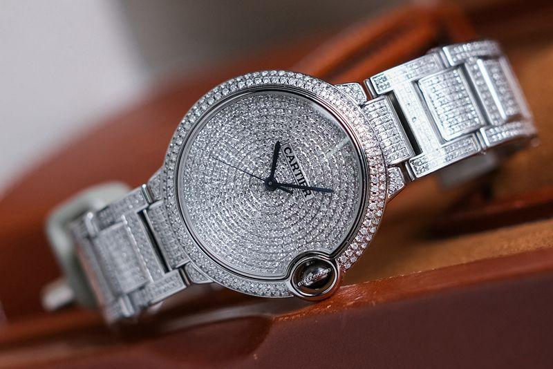 Cartier Ballon Bleu 36 Diamond thumbnail 5