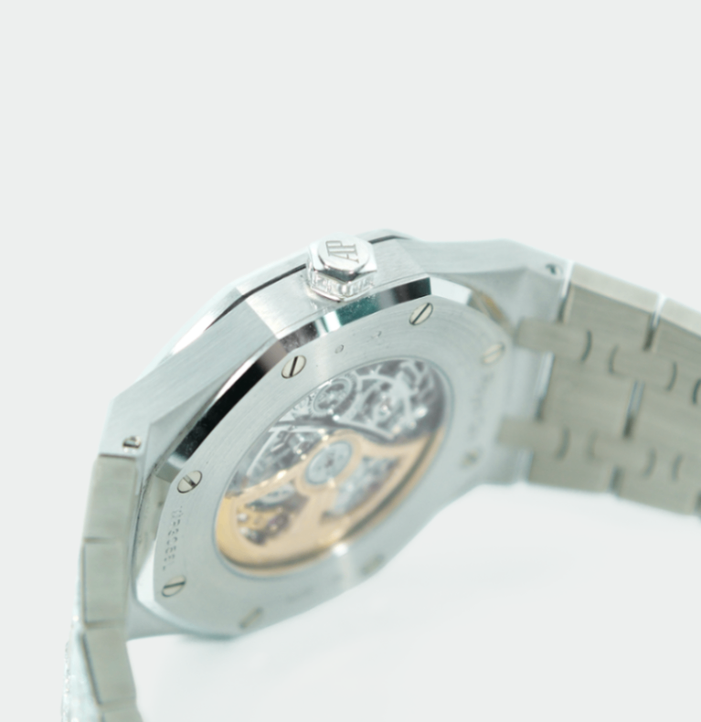 Audemars Piguet Royal Oak 15417BC. Double Balance Wheel Openworked Skeletonized Dial 2020 41mm. - Image 7