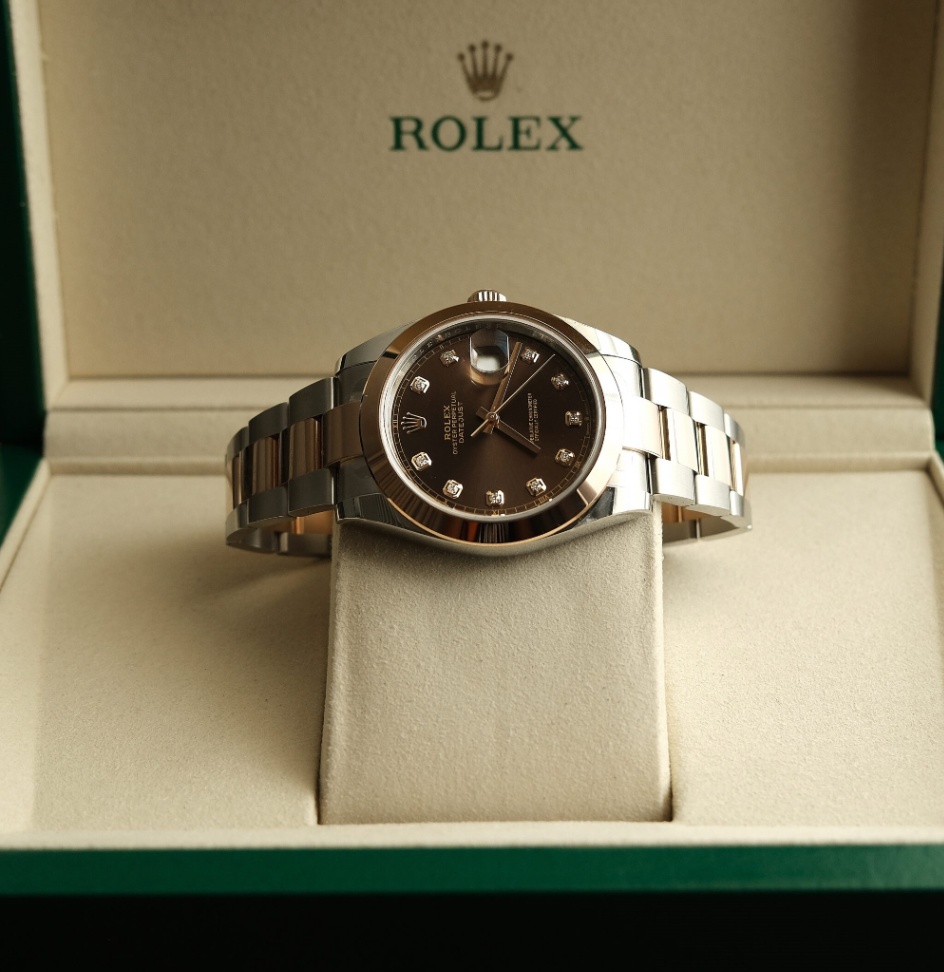 Rolex New Datejust 126301 Chocolate Diamond Dial Two-Tone Oyster 2026 - Image 9