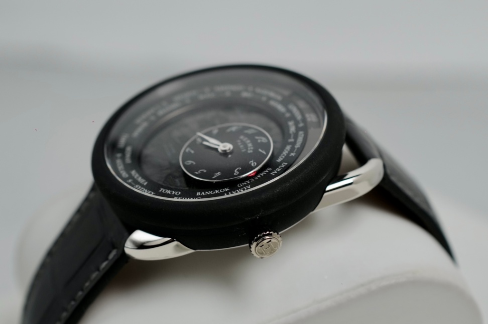 HERMÈS Arceau Le Temps Travelling Time AR10 741 Platinum DLC 41mm - Image 3