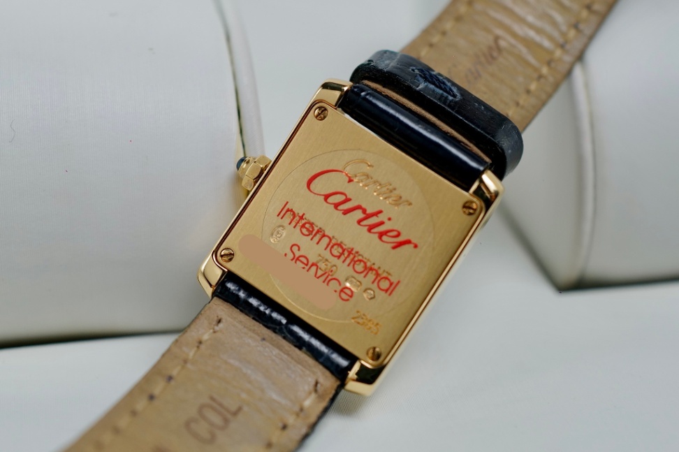 CARTIER Tank Française 2385 18K Gold Small thumbnail 2