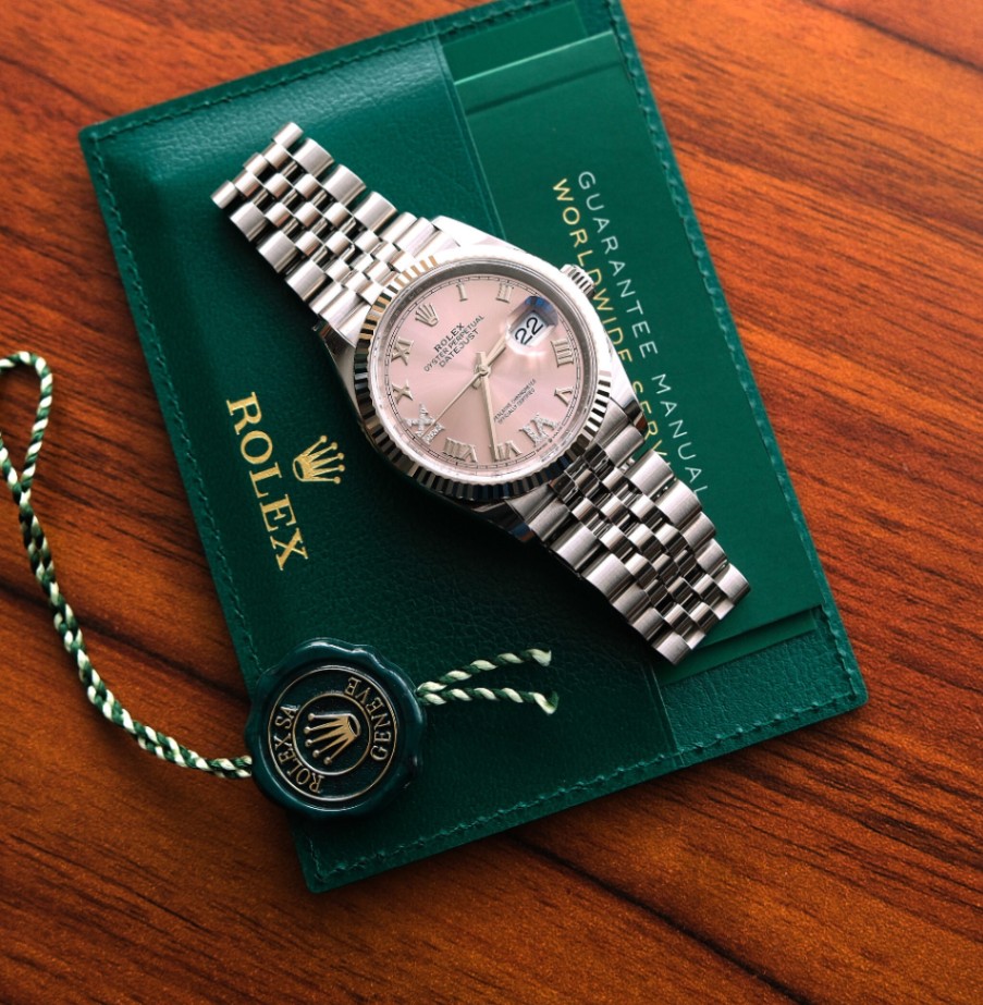 Rolex New Datejust 126234 Pink Diamond Dial Jubilee 2025 36mm. - Image 3