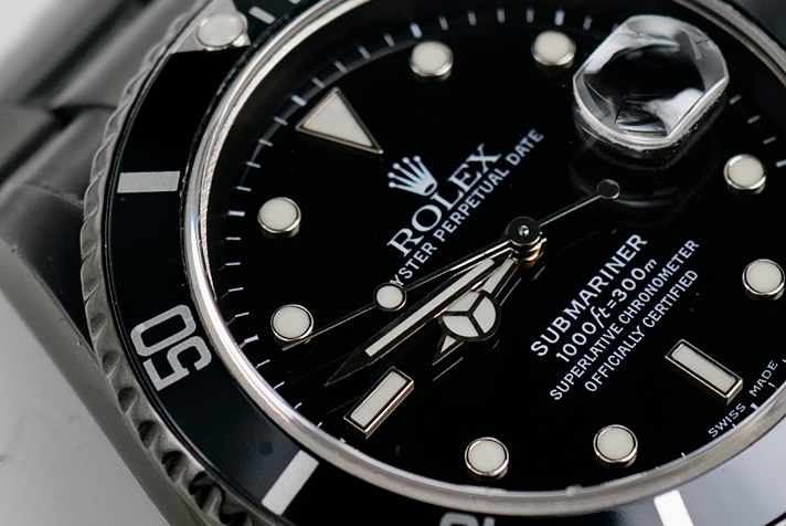 ROLEX Submariner Date Black DLC Phantom 16610 40mm thumbnail 2