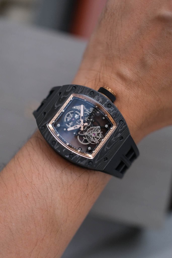 CronusArt Prestige Carbon Fiber Tourbillon Black Gold thumbnail 3