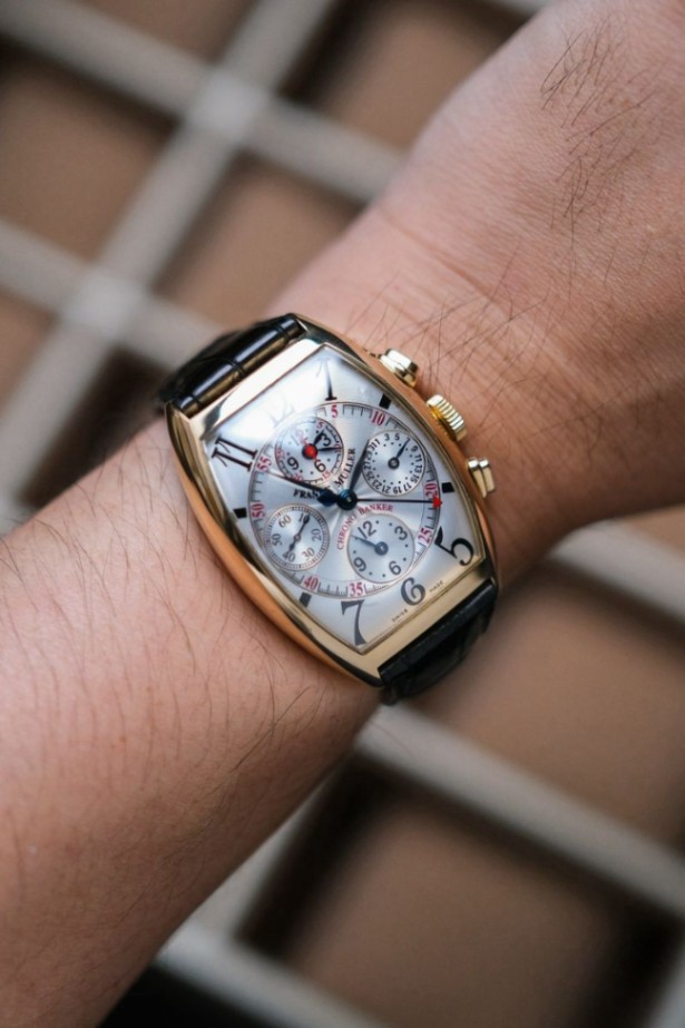 Franck Muller ChronoBanker 3 Timezone 18K Rose Gold  thumbnail 4