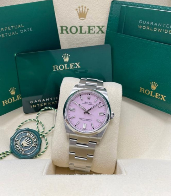 Oyster Perpetual Candy Pink Dial 36mm