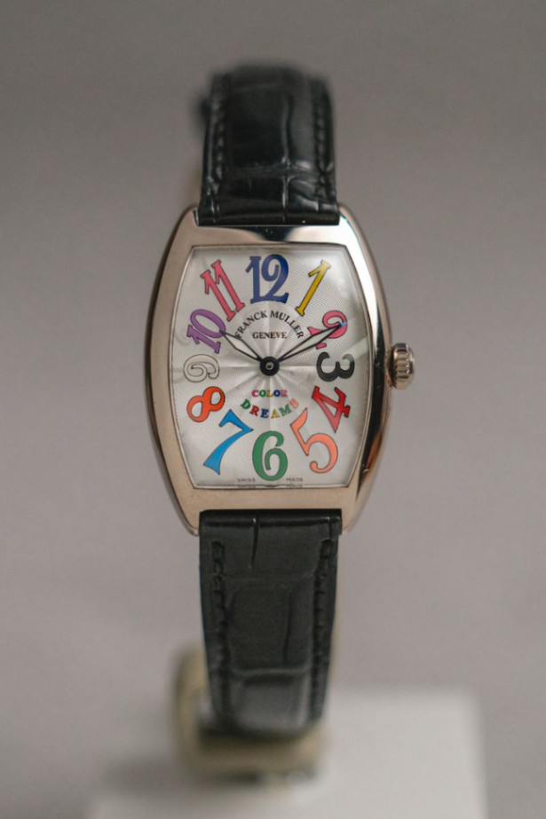 Franck Muller Curvex Color Dreams 18k White Gold 7502 QZ