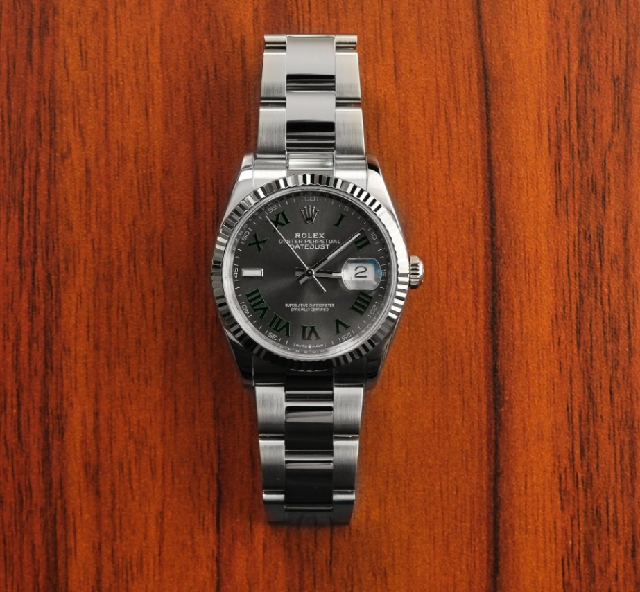 Rolex Datejust 126234 Gray Wimbledon Dial Oyster Steel 2024 36mm. - Image 3