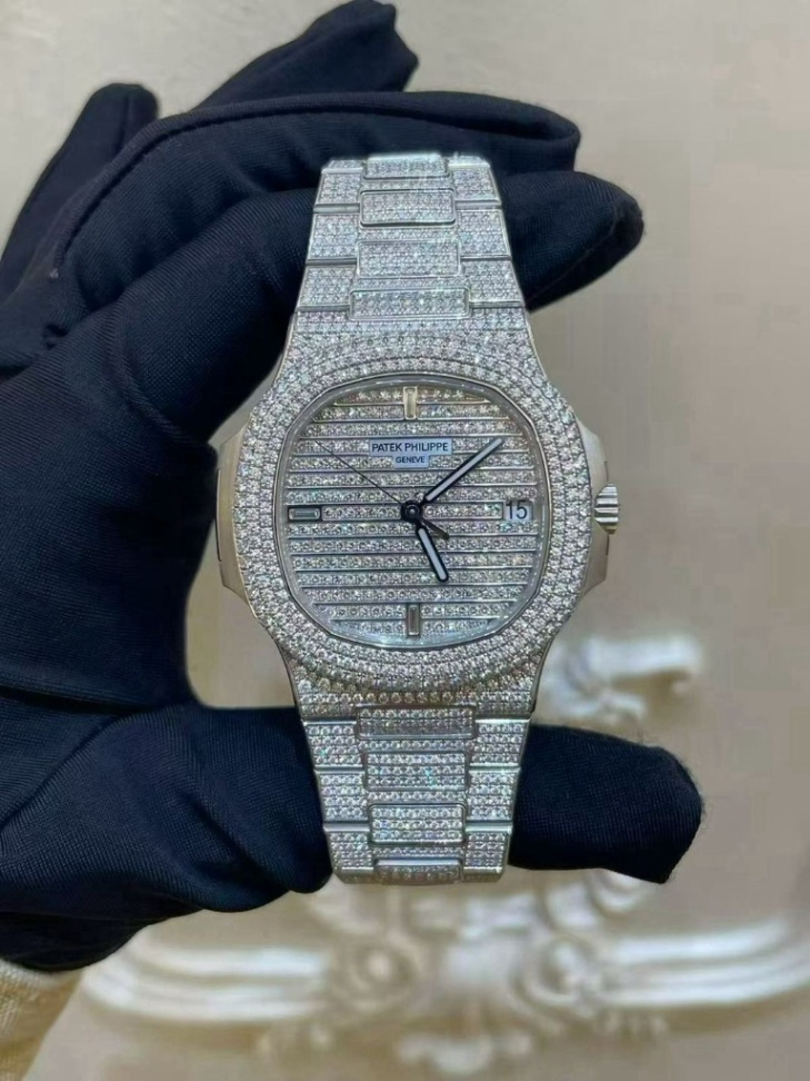 Patek Philippe Nautilus Full Diamond 