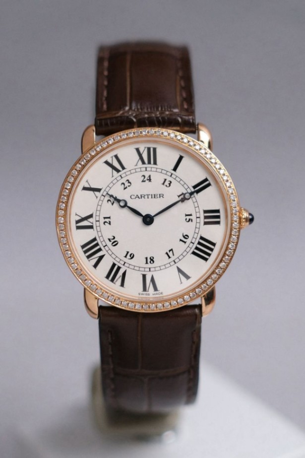 Cartier Ronde Louis 18K Rose Gold Diamond Ref. 2889