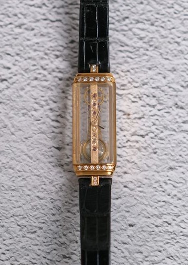 Corum Golden Bridge Lady 18K Gold Diamond