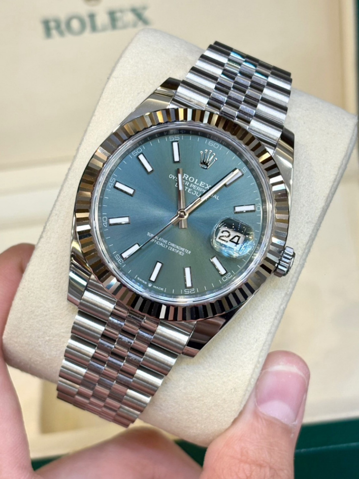 Datejust Green Dial Jubilee 41mm - Image 2