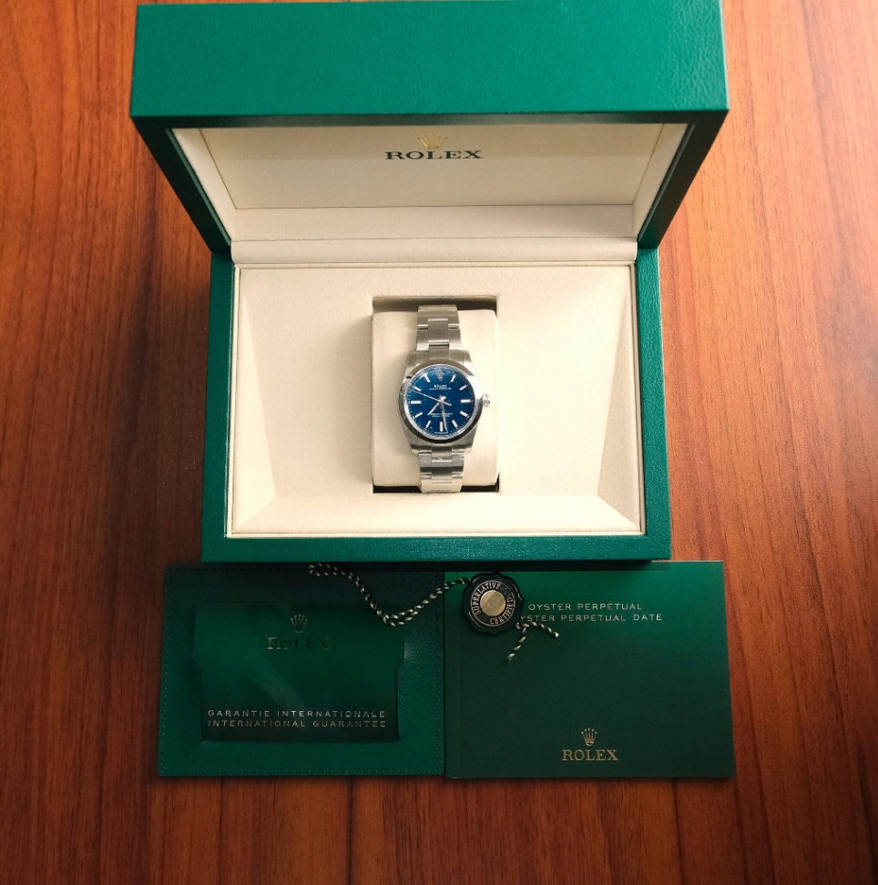 Role New Oyster Perpetual 124200 Blue Dial Oyster Steel 2026 - Image 8