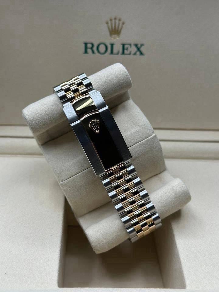 Datejust Green Roman Dial 2t Yellow Gold 41mm thumbnail 5