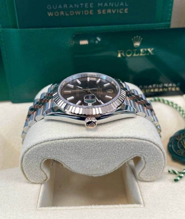 Datejust Chocolate Dial 2t Rose Gold 41mm - Image 3