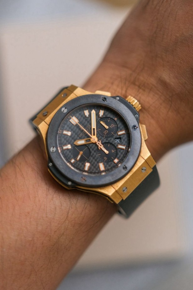 Hublot Big Bang Chronograph 18K Rose Gold Kevlar thumbnail 4