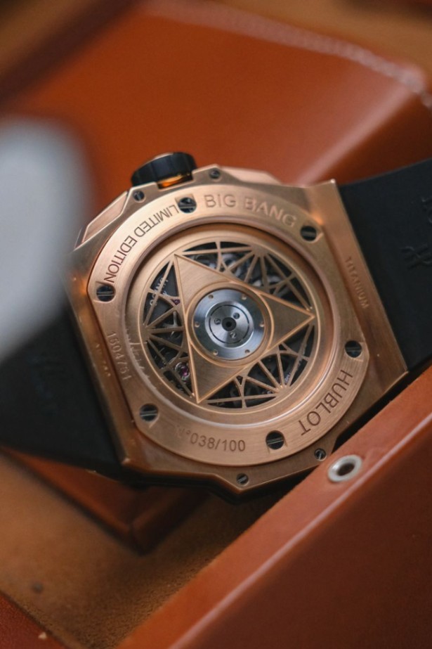 Hublot Big Bang Sang Bleu 18K Rose Gold Chronograph Limited - Image 5