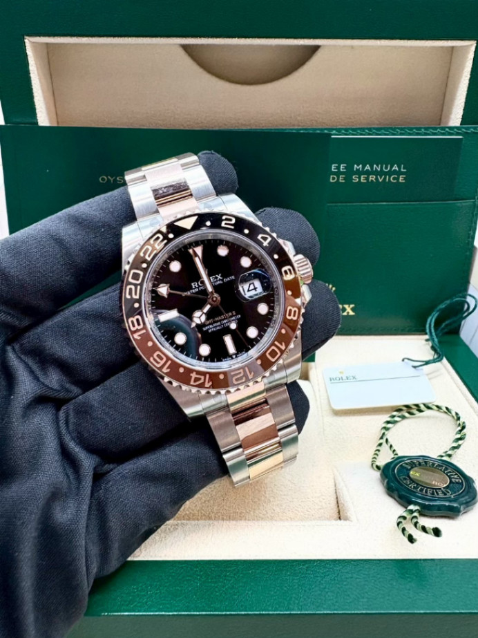 GMT Master || Rootbeer 2t Rose Gold 40mm - Image 2