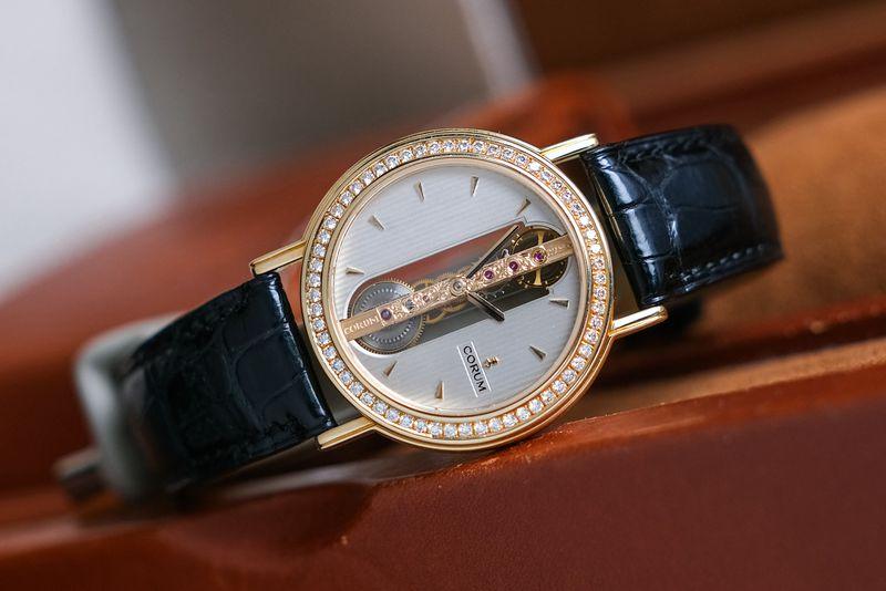 Corum Golden Bridge 18K Gold Diamond thumbnail 3