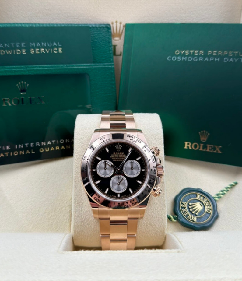 Daytona Black Dial Full Rose Gold 40mm thumbnail 1