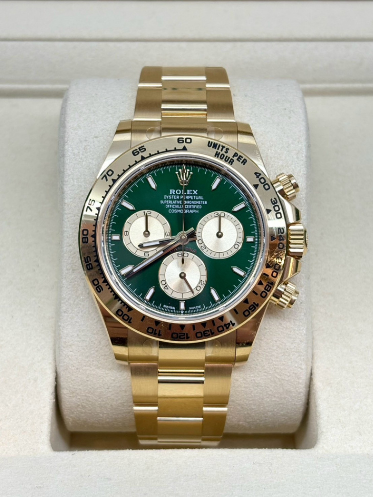 Daytona Green Dial Full Yellow Gold 40mm