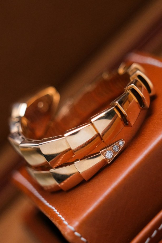 Bvlgari Serpenti Full 18K Rose Gold Diamond SP P 26 G - Image 2