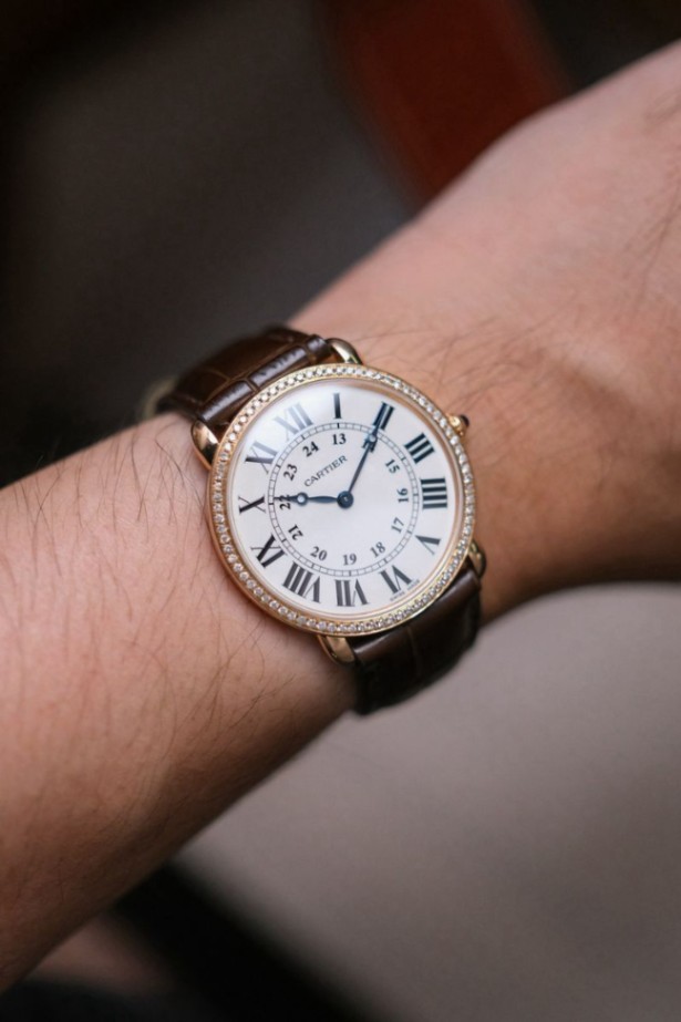 Cartier Ronde Louis 18K Rose Gold Diamond Ref. 2889 thumbnail 4