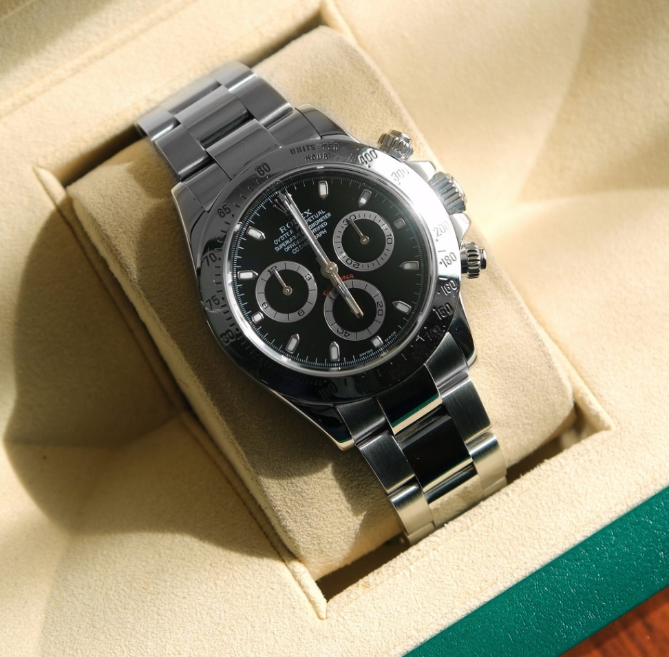 Rolex Daytona 116520 Black Dial Oyster Steel 2014