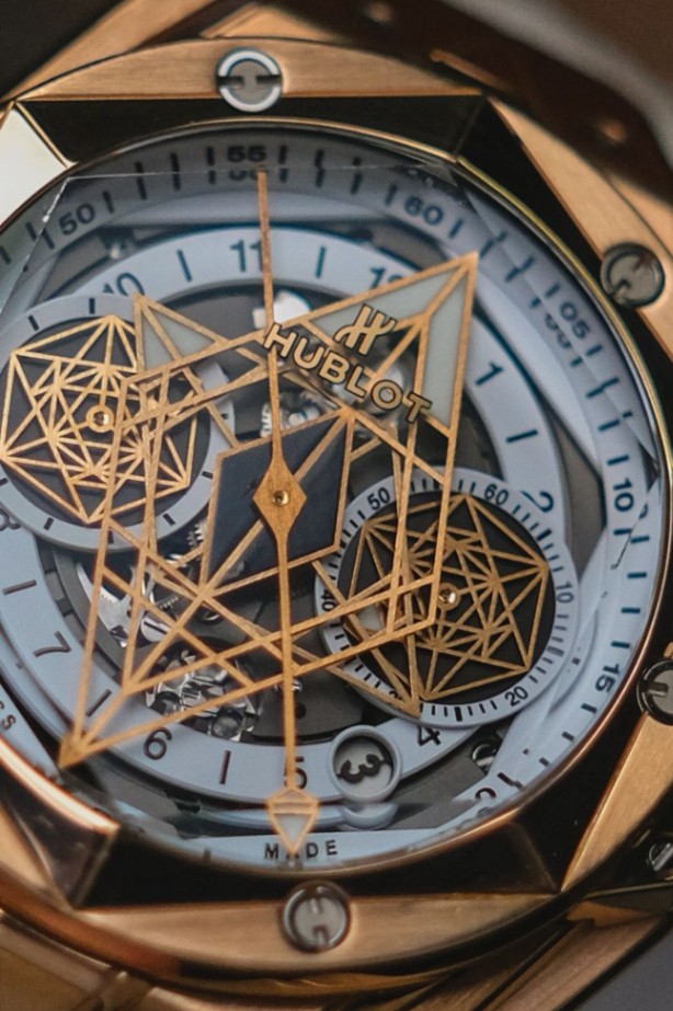 Hublot Big Bang Sang Bleu 18K Rose Gold Chronograph Limited - Image 4